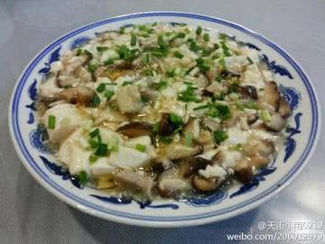 香菇肉丝豆腐羹