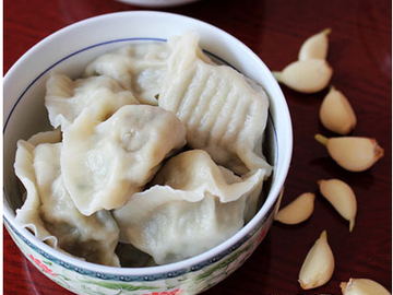 荠菜饺子-清明最时令野菜