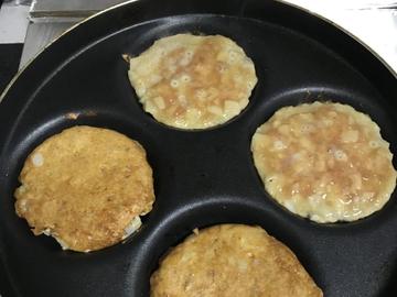 肉末藕丁鸡蛋饼