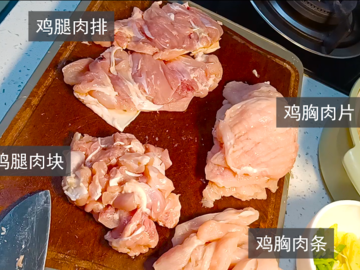 分享一人食鸡胸肉鸡腿肉日常备菜方法