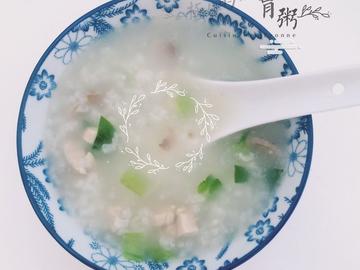 蘑菇鸡肉粥