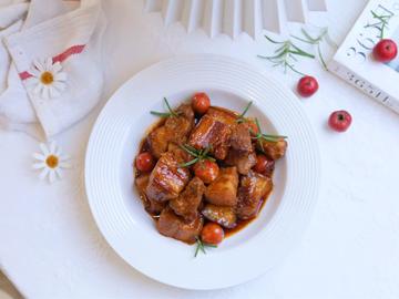 电饭锅美食—橙香樱桃肉