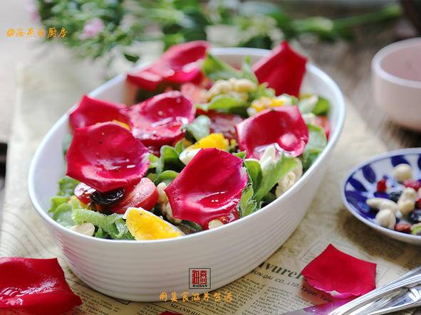 送给所有女生的节日轻食「玫瑰沙拉」既开胃又养颜