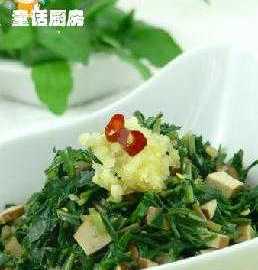 蒜蓉马兰头香豆干