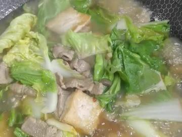 白菜烧豆腐