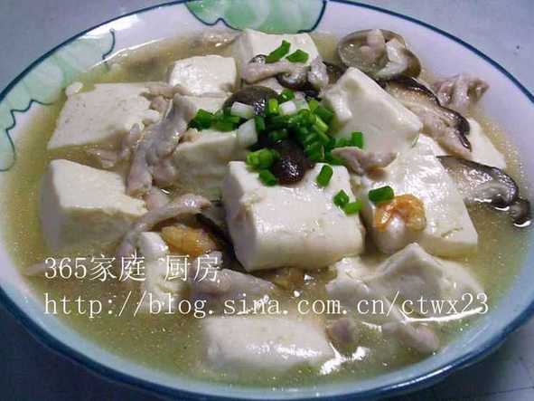 肉丝烧豆腐