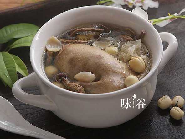 白莲茶树菇鸽子汤 | 味谷