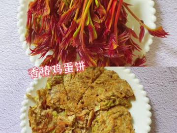 香椿鸡蛋饼