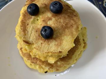 简约版玉米饼玉米蛋饼