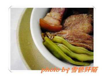 土豆豆角炖肉