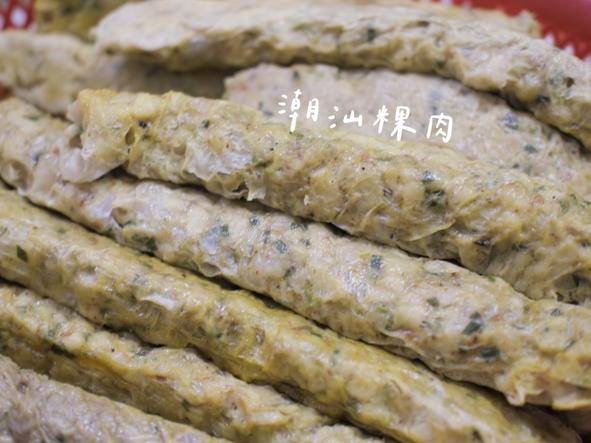 潮汕粿肉马蹄卷(钱葱卷)