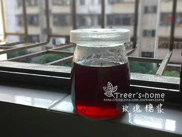 玫瑰糖浆—那些零碎的玫瑰花茶的归宿