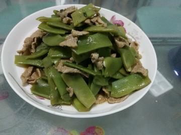 朴实无华家常版芸豆炒肉丝