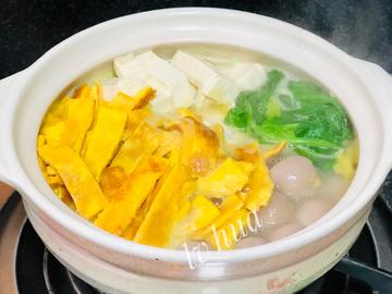 与你（芋泥）有缘/素食小四喜汤