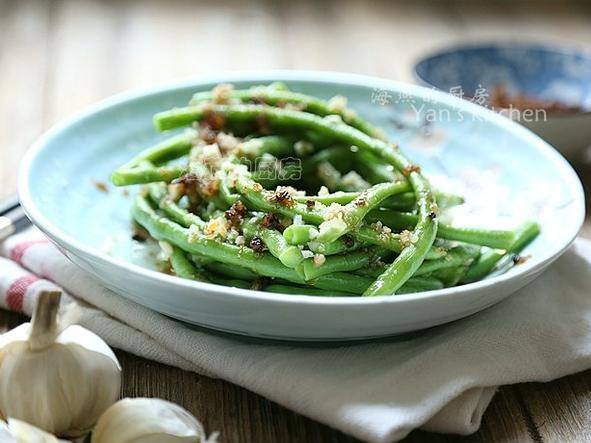 夏日蔬菜的清新美味之——蒜蓉美丽豇豆