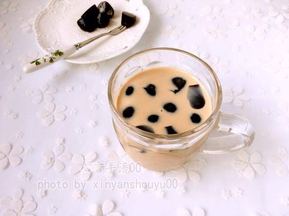 龟苓膏奶茶#嗨Milk出山食谱#