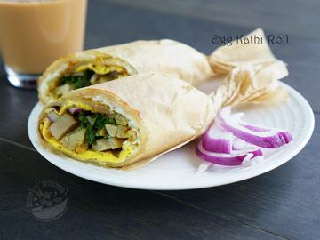 加尔各答卷饼 Egg Kathi Rol