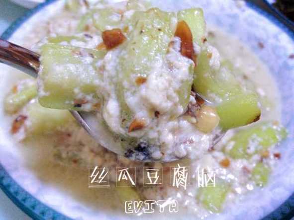 豆花丝瓜（云南家常菜）