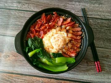 一人食～腊味煲仔饭