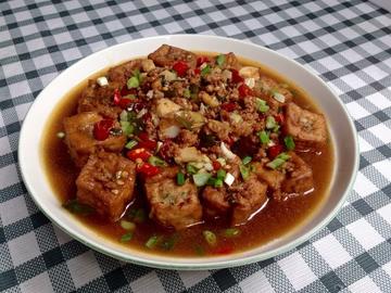 开胃好吃：鱼香豆腐酿肉