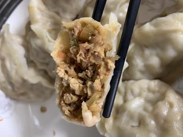 豆腐白萝卜粉条蒸饺